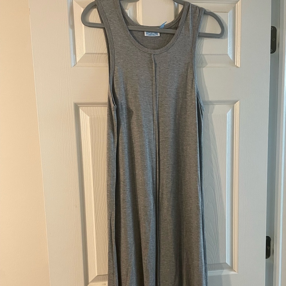Survival midi dress- size L - grey
